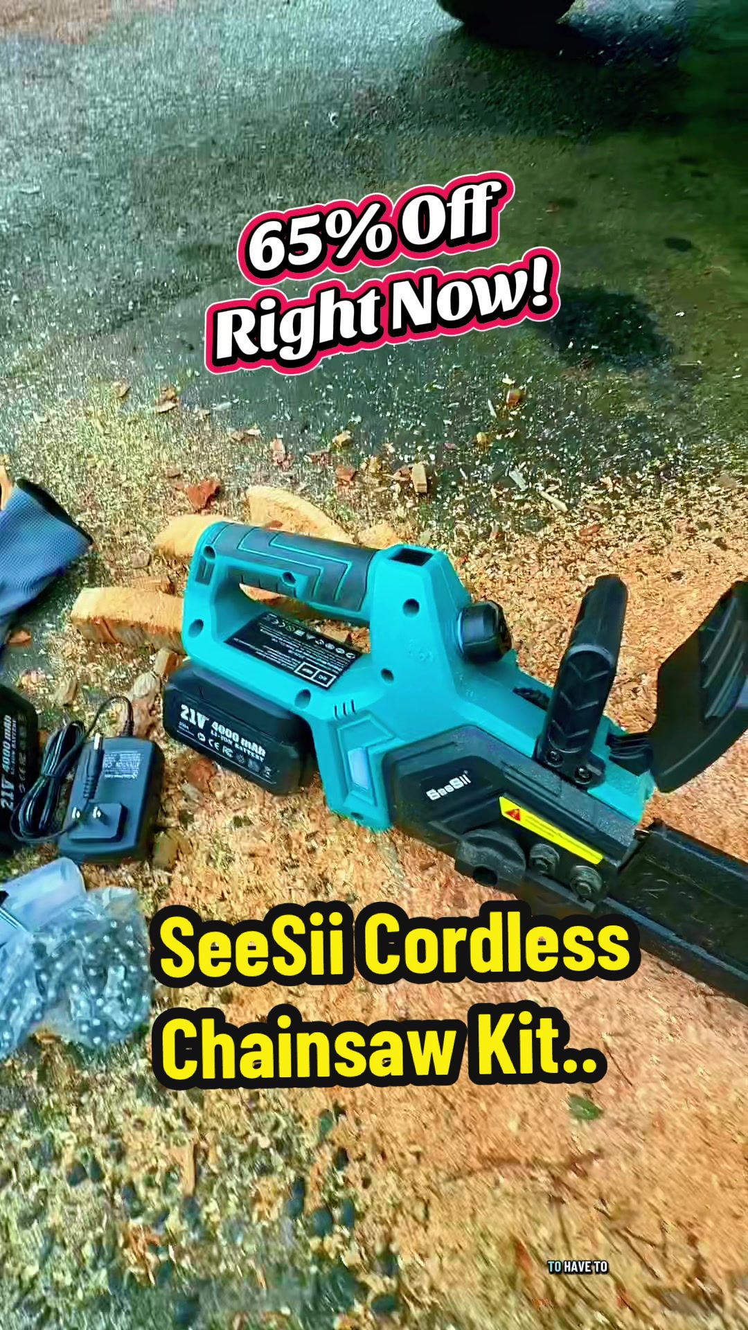 TikTok post by @truckintoby for Seesii. Caption reads: [...] and weekend warriors grabbing deals on....