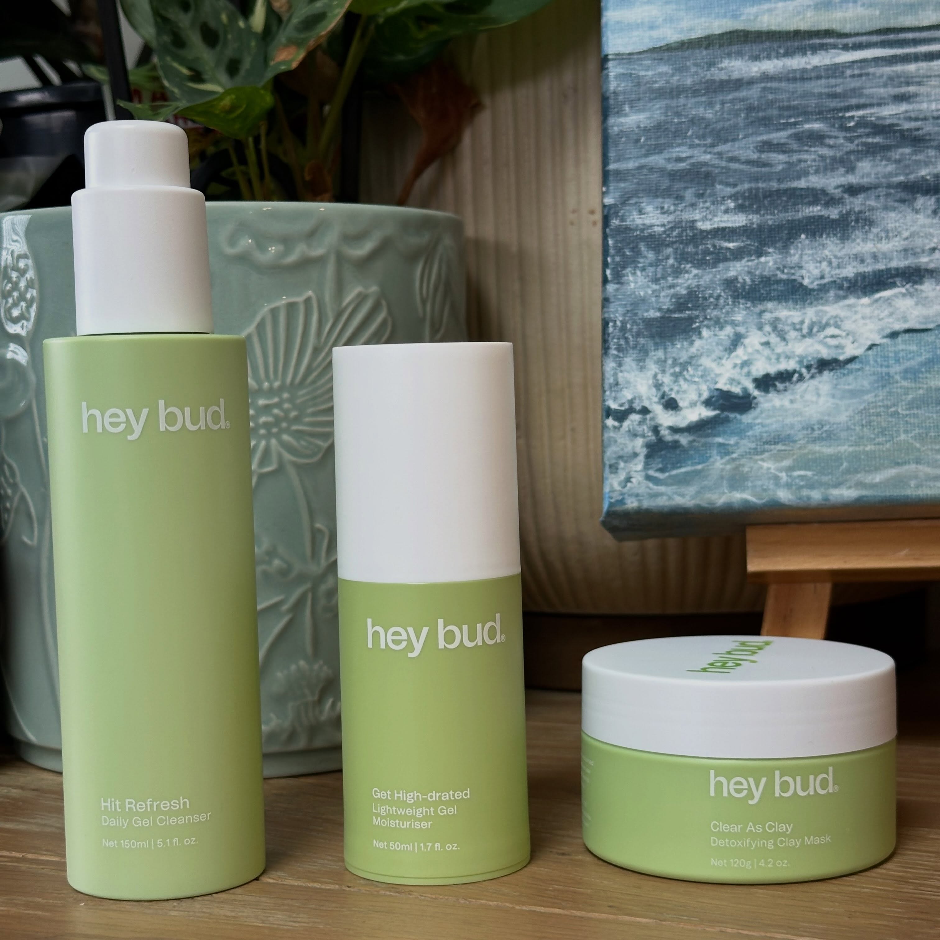 Instagram post by @themichelleedit for Hey Bud Skincare. Caption reads: Do you know that @heybudskincare is now available....