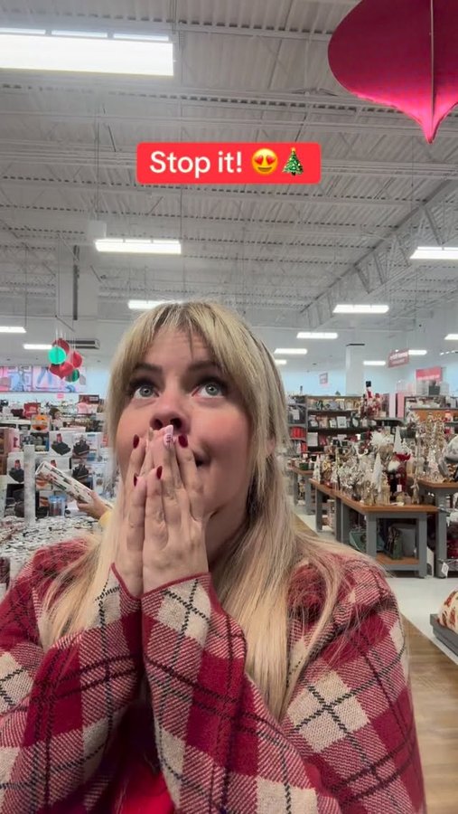 Instagram post by @eggsandbunnies for TJ Maxx. Caption reads: Stop it! 😍🎄
@tjmaxx 
#Shop #christmas....