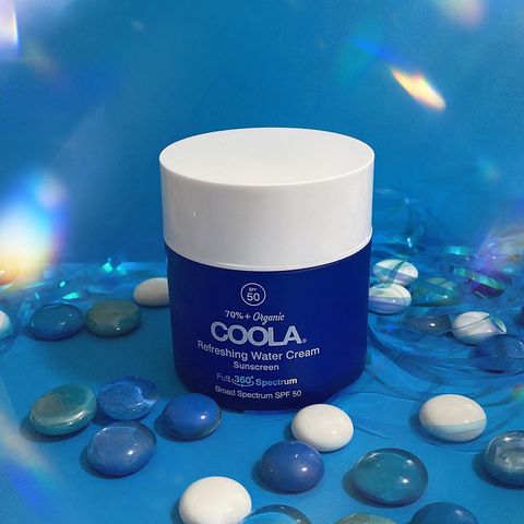 Instagram post by @jesiika89 for Coola. Caption reads: @coola ‘s 
FULL SPECTRUM 360º REFRESHING WATER....