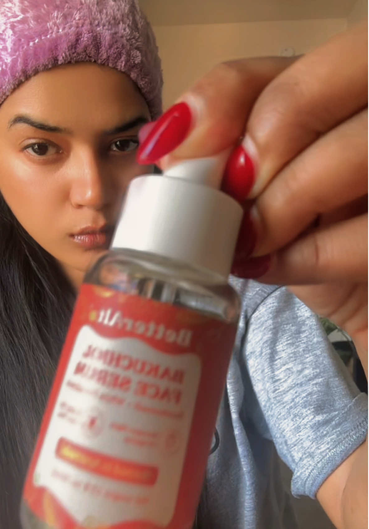 TikTok post by @neha_2193 for Better Alt. Caption reads: Bakuchiol (Serum or Oil) •Apply 2–4 drops (if....