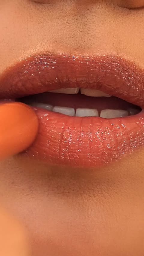 Instagram post by @urbeautifull_rinsy for SUGAR Cosmetics. Caption reads: New Sugar Glide Peptide Plumping Like gloss stick....