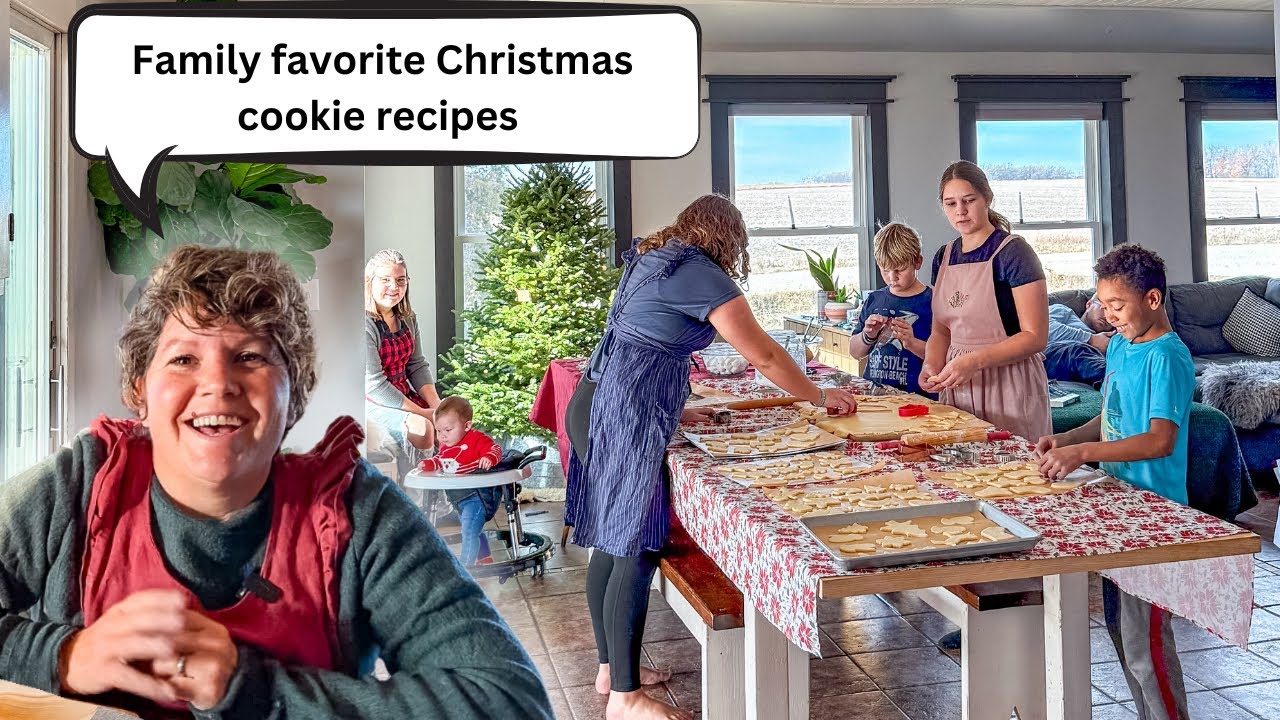 YouTube post by @Ruthannzimm for Dropbox. Caption reads: Our favorite Christmas Cookies with Recipes.