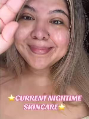 TikTok post by @aidachels for Babygodewy Beauty. Caption reads: [...] of this night time routine!!!!....