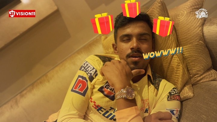 Instagram post by @chennaiipl for Vision11. Caption reads: Dreams do come true if you have Vision! 😉....