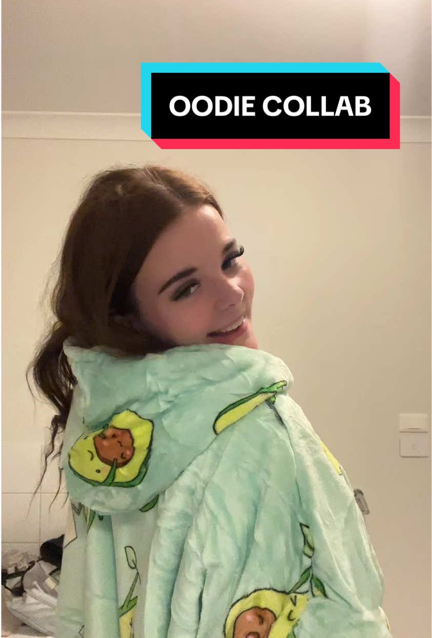TikTok post by @tianawadsworth for The Oodie. Caption reads: Wearing @The Oodie this winter  DISCOUNT CODE:....