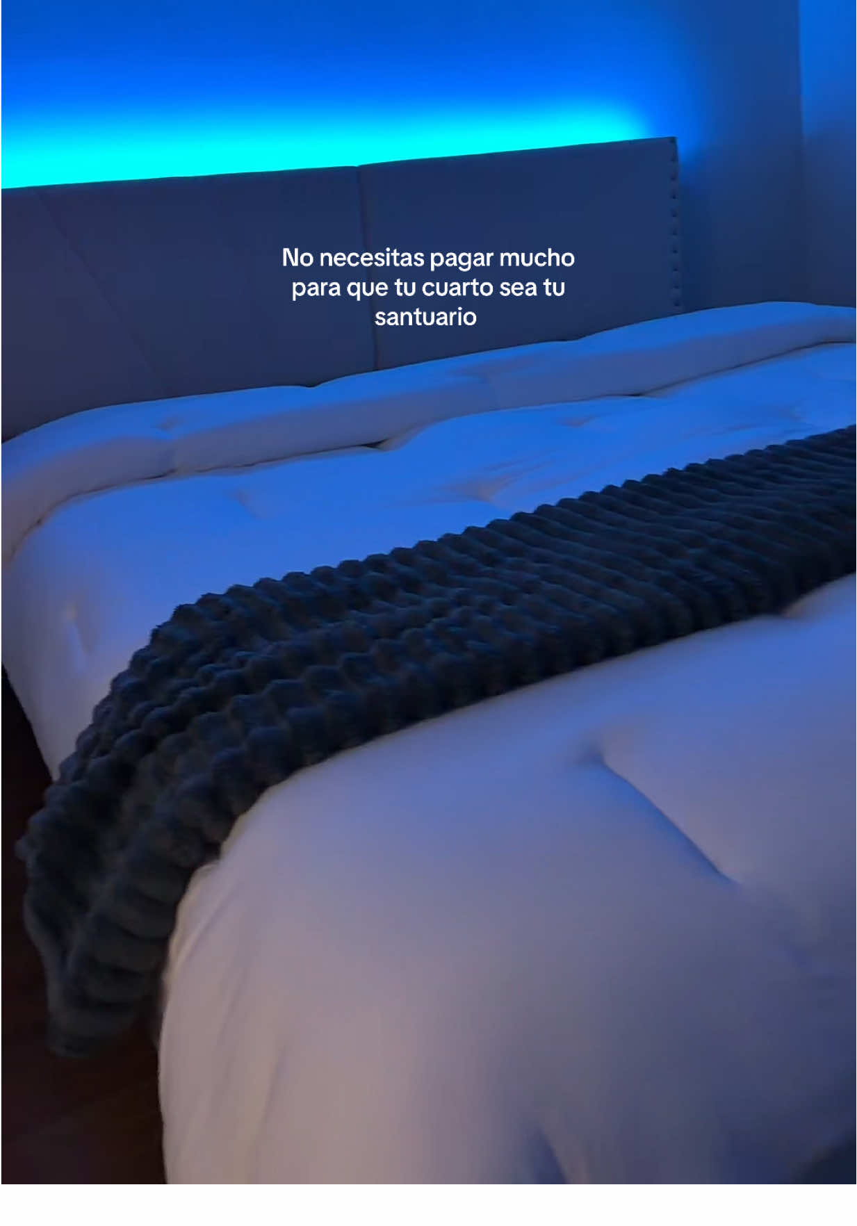 TikTok post by @lupitarecomienda for Raybee Furniture US. Caption reads: [...] #bedframe #cama @Raybee@Raybee Furniture US....