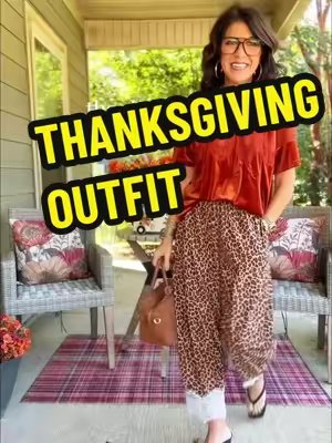 TikTok post by @life_with_b76 for Newbella Fashion. Caption reads: casual comfy thanksgiving outfit 🍂🍁 5’6 & 118lbs....