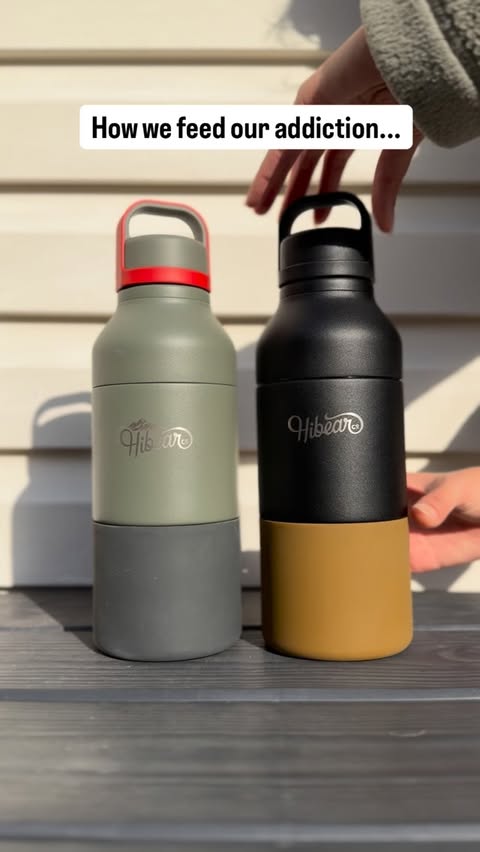 Instagram post by @talesoftwintakeover for Hibear. Caption reads: [...] without coffee. And now, thanks to....