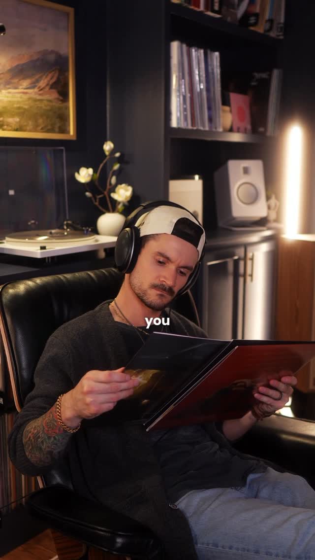 Instagram post by @tyler.fortherecord for Sennheiser. Caption reads: Music hits different when you’re really tuned in.....