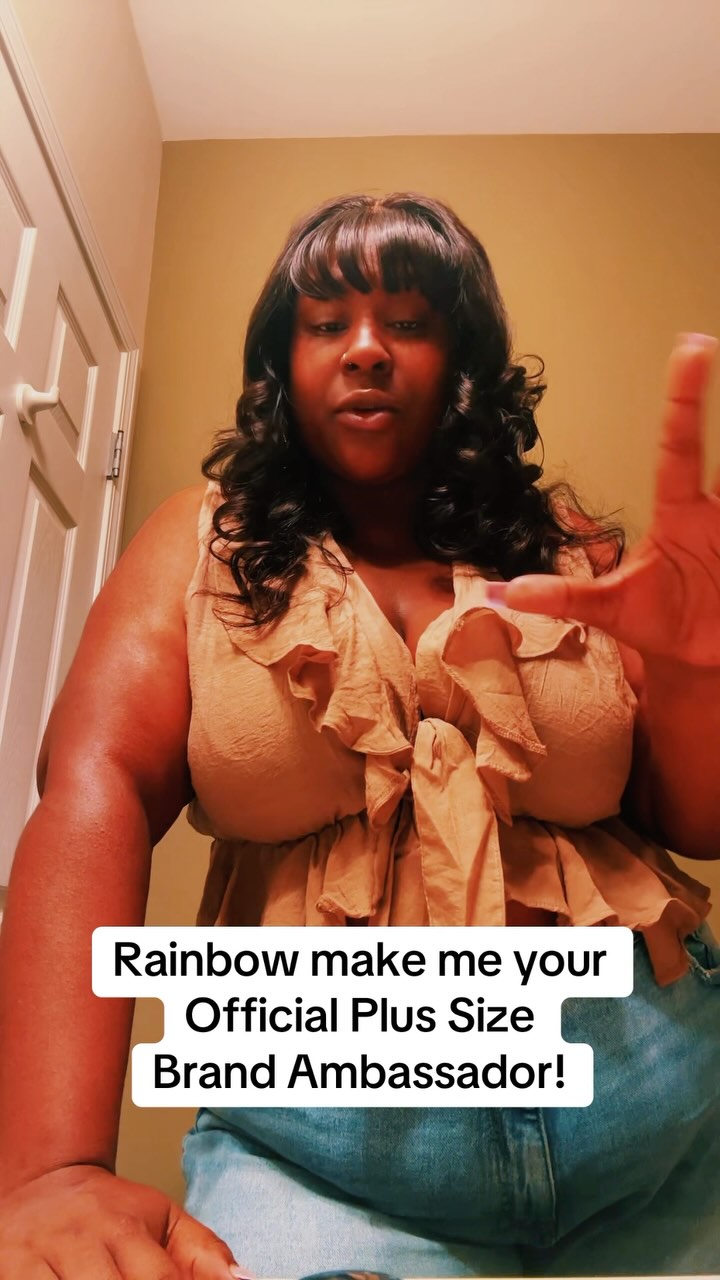 Instagram post by @thecindynoir for Rainbow Shops. Caption reads: #canwetalkaboutit b/c @rainbowshops it’s time that....