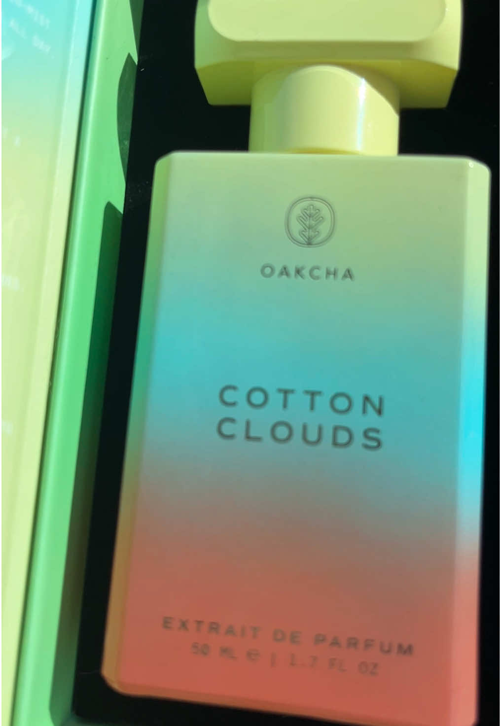 TikTok post by @jenniferleewiththeenergy for Oakcha. Caption reads: Oakcha- Cotton Clouds smells AMAZING!!! I’m [...].