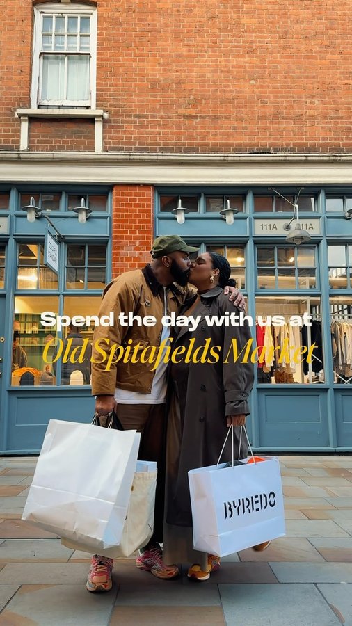 Instagram post by @sucasa.studio_ for Wax London. Caption reads: Save this as your guide to Old Spitalfields....