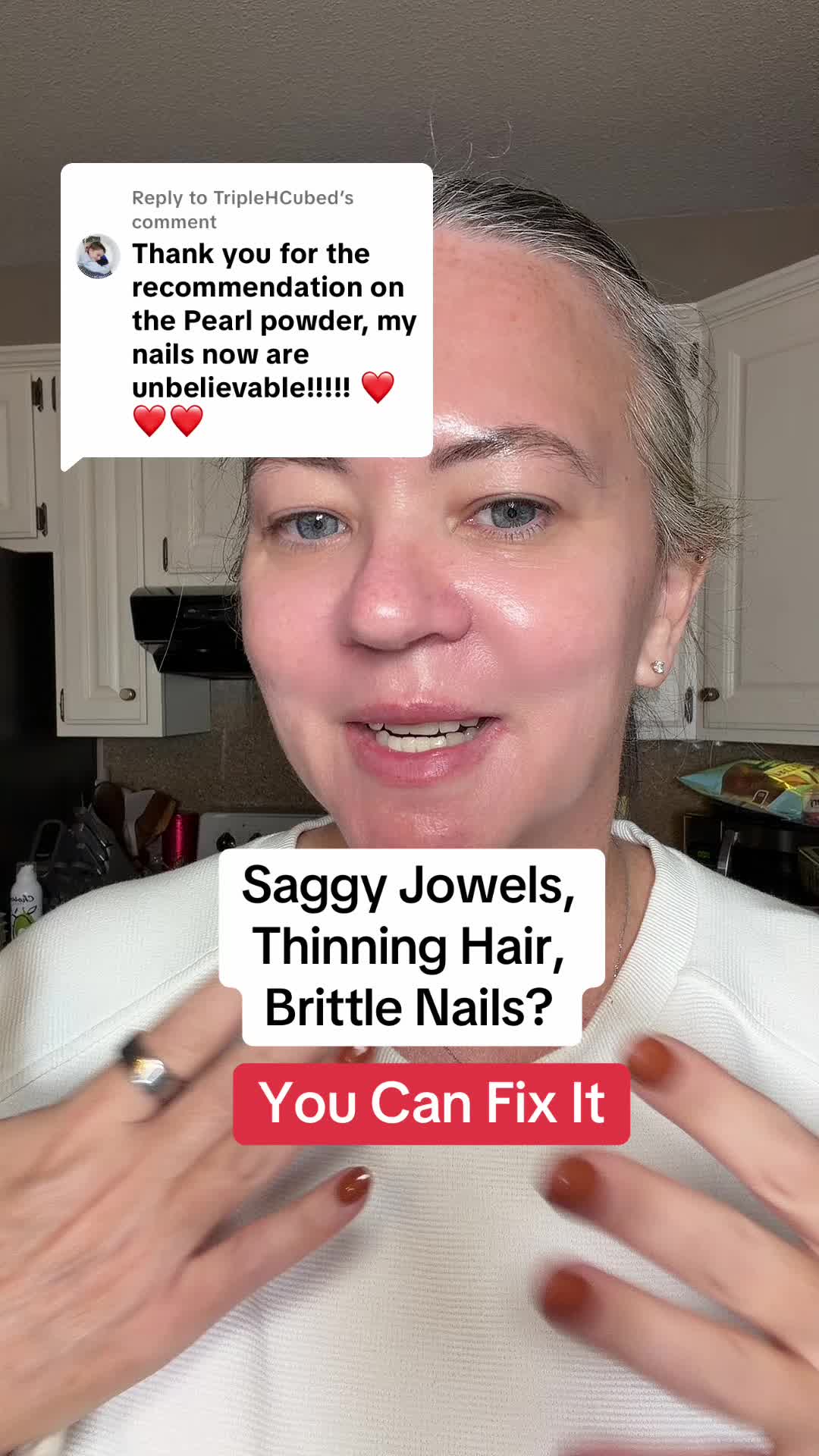 TikTok post by @southern_wellness for Akasha Superfoods. Caption reads: [...] #supplementsthatwork @Akasha Superfoods.