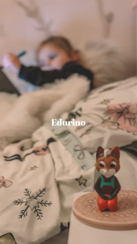 Instagram post by @fallenforfinnandco for Edurino. Caption reads: [...] giving !! If you have had your eye on....