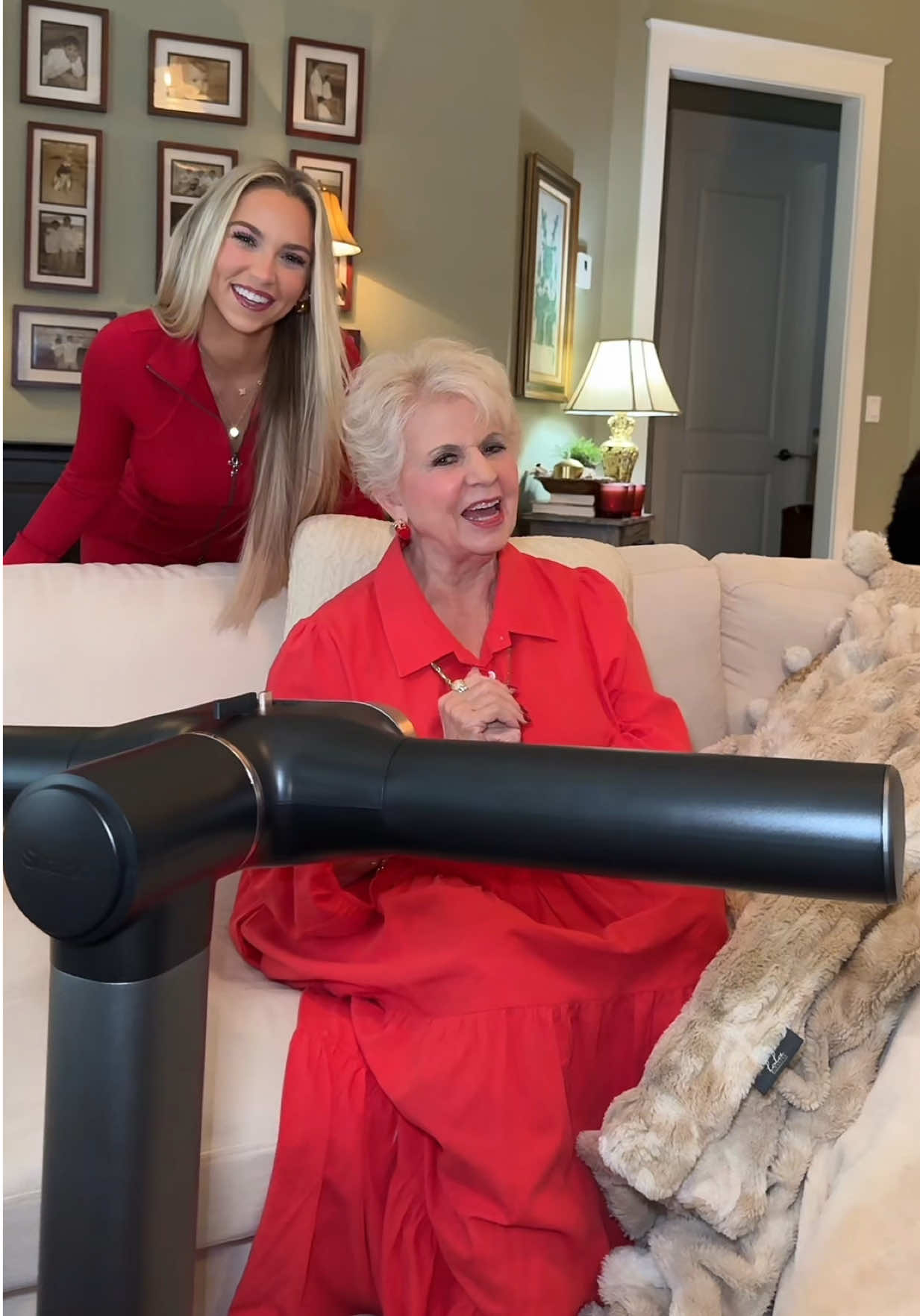 TikTok post by @not.eg for Shark Home. Caption reads: DEFROST MEMAMA! Memama has been cold since 1950s,....