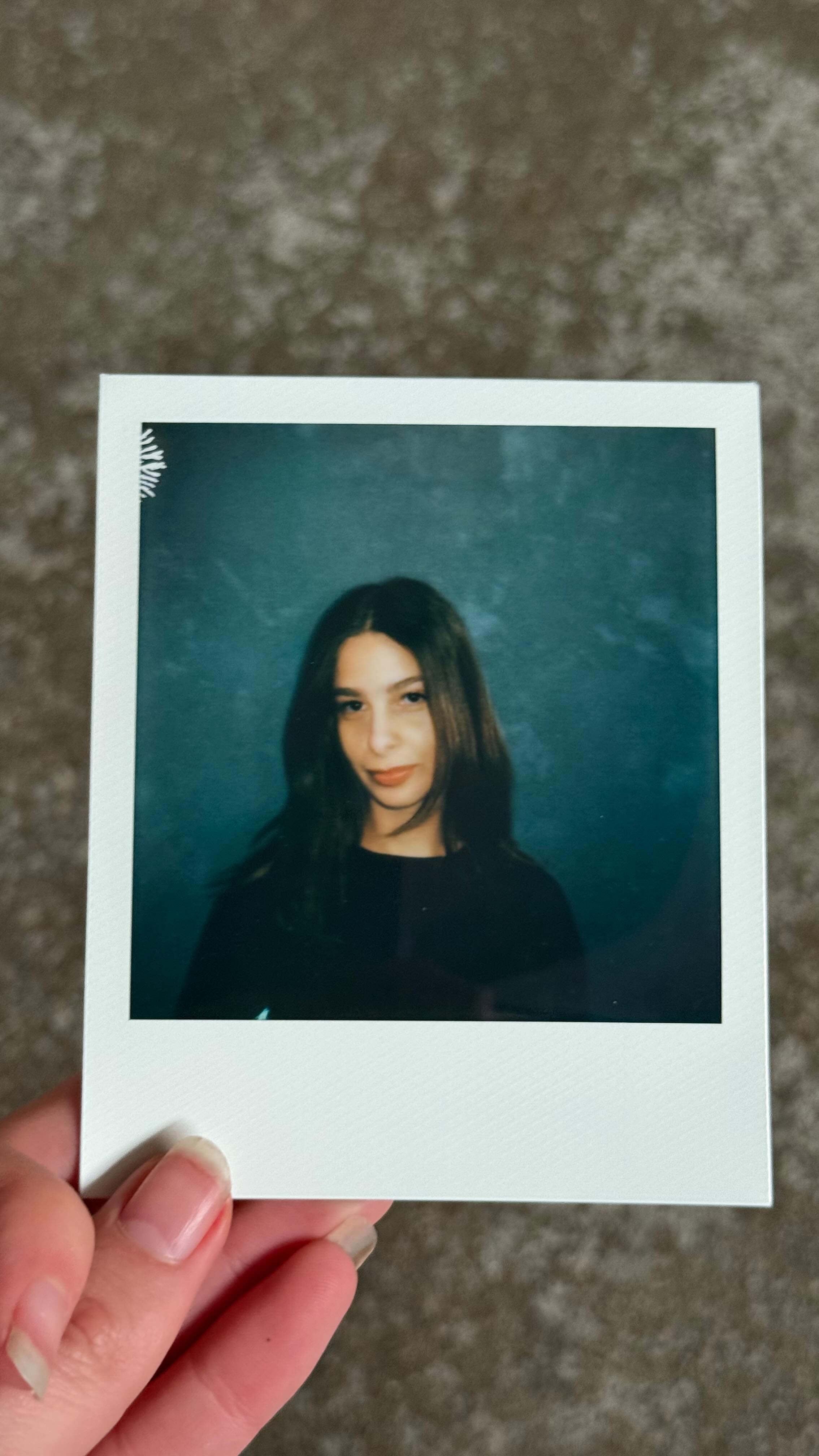 Instagram post by @joyishhhh for Polaroid. Caption reads: [...] come with memories already built in.....