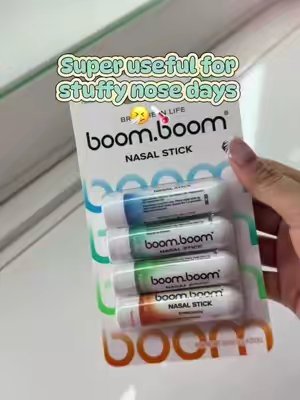TikTok post by @jackiee_g6 for BoomBoom. Caption reads: buy yours now! @BoomBoom 🤧🙌.