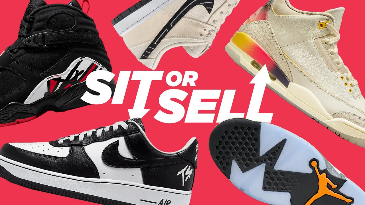 YouTube post by @SethFowler for Sole Premise. Caption reads: SIT or SELL: September 2023 SNEAKER RELEASES Pt. 2.