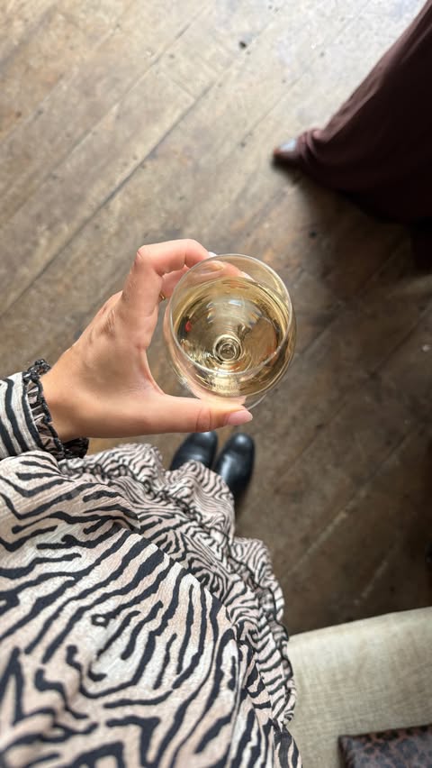 Instagram post by @journeywithchiara__ for Google Gemini app. Caption reads: Post-holiday solo reset evening alone in my little....