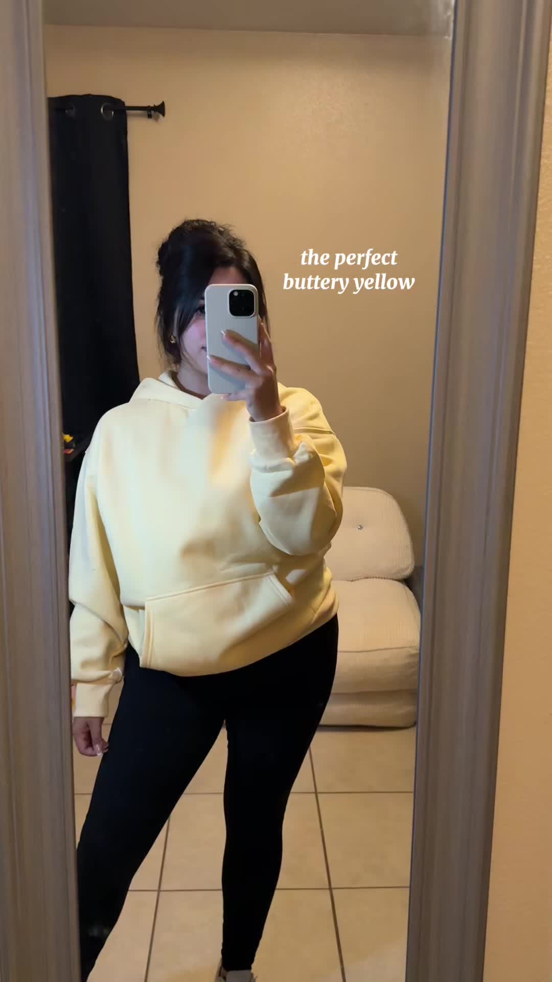 TikTok post by @abbyannmata for Automet. Caption reads: Sooo soft & good quality hoodie💛💛 @AUTOMET....