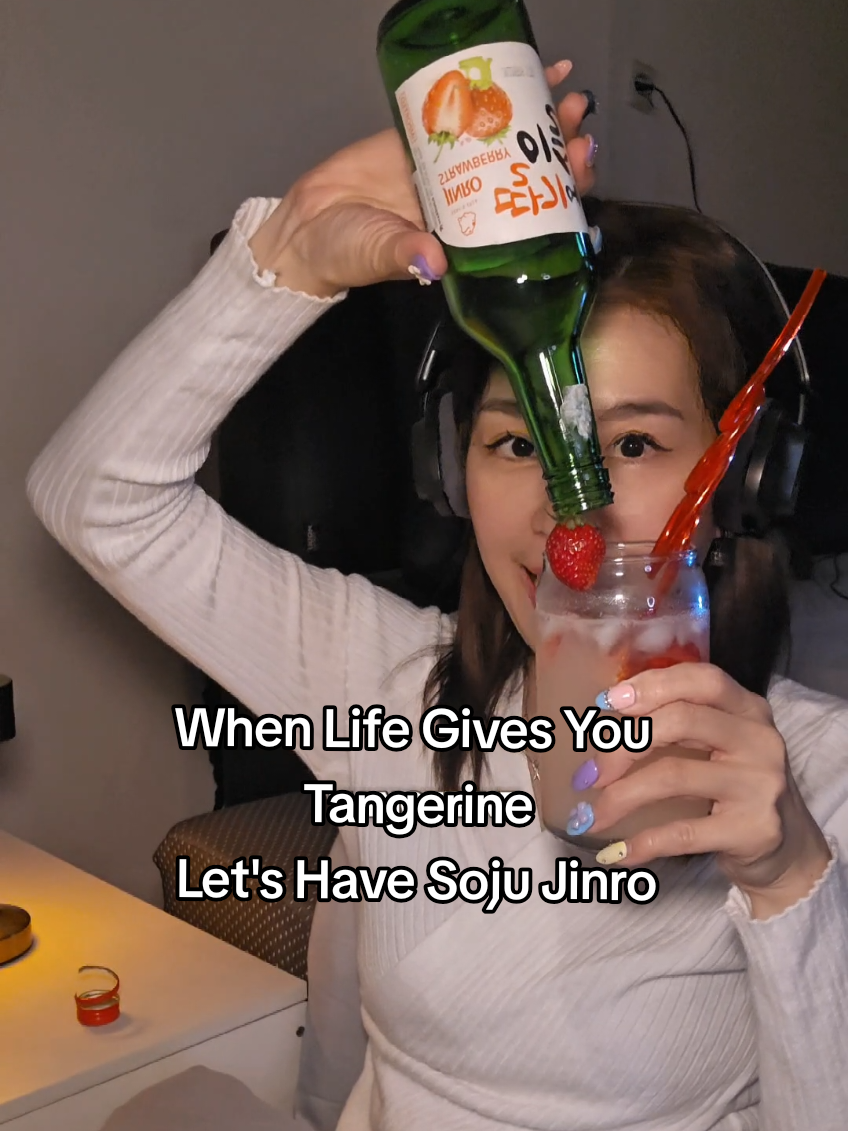 TikTok post by @nora.kirana for Partipost. Caption reads: When Life Gives You Tangerine What You Should Do?....