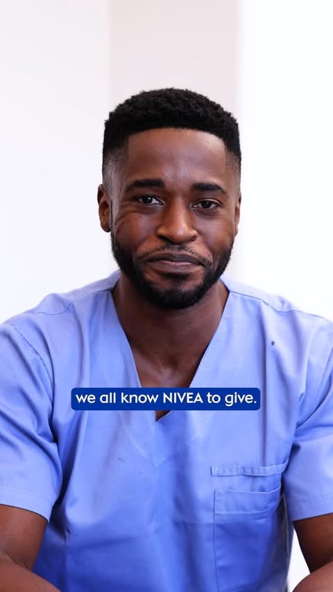 Instagram post by @drfezmkhize for NIVEA MEN. Caption reads: [...] underarm skin. 💙 @NIVEASouthAfrica....