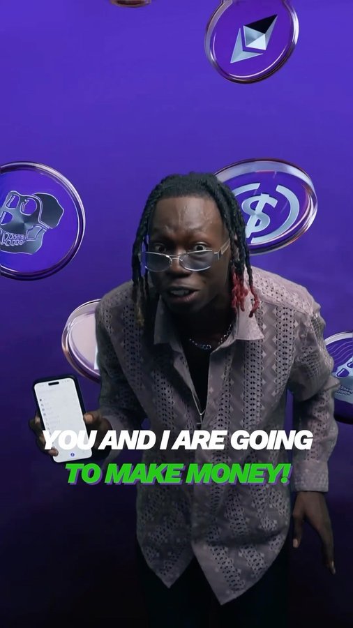 Instagram post by @_madeinghana_ for OpenSea. Caption reads: I’m the first content creator in Ghana to accept....