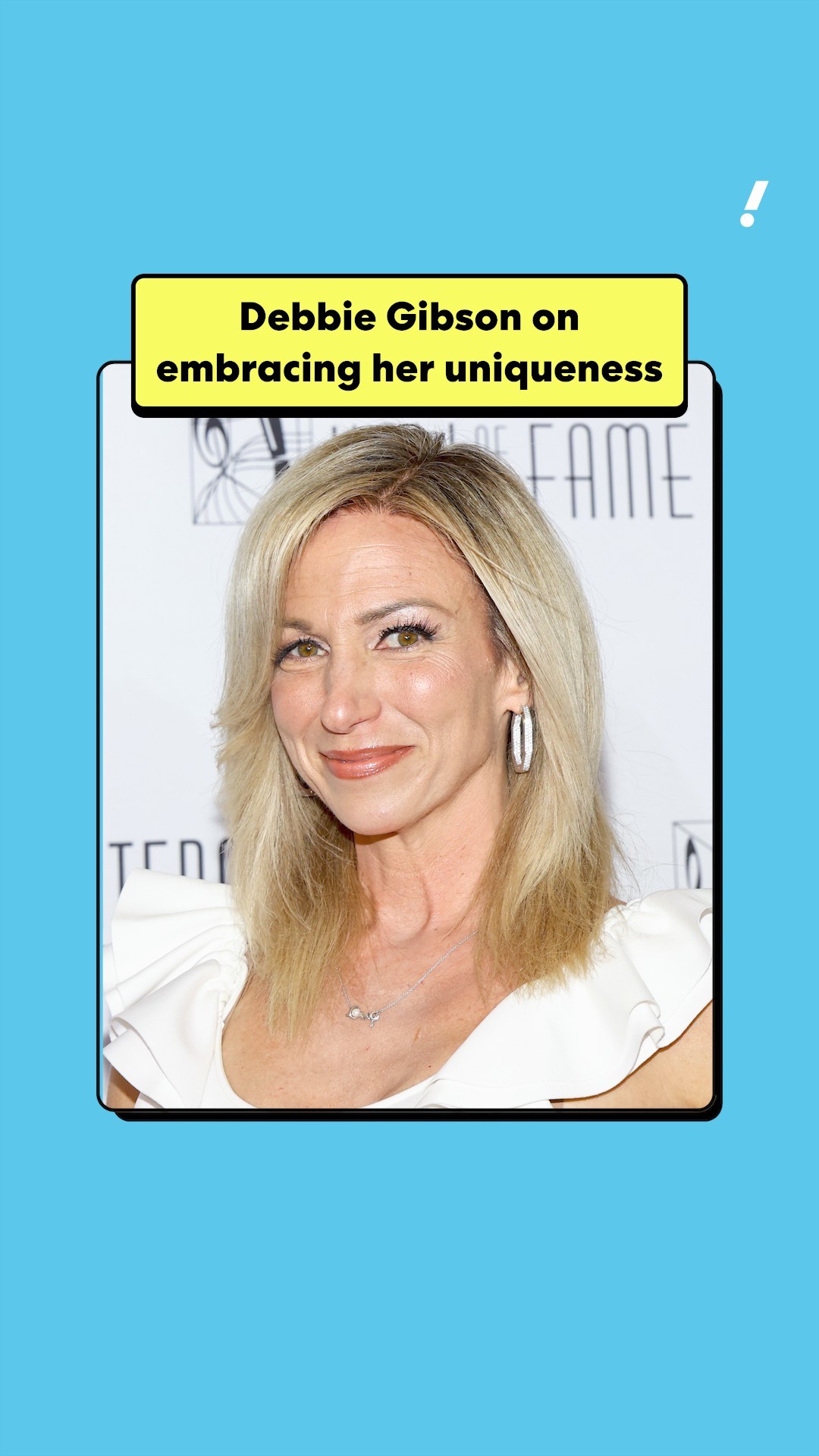 Instagram post by @debbiegibson for Yahoo. Caption reads: @debbiegibson, the star behind '80s hits "Only in....