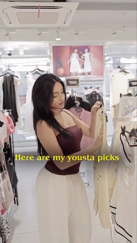 Instagram post by @sanjanarodda for Yousta. Caption reads: [...] on purchases? Say less 🤭💅 Shop at Yousta....