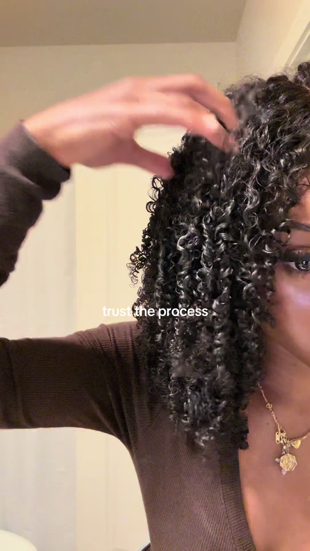 TikTok post by @britfanatic for Wavymy Hair. Caption reads: pre plucked pre bleached pre everythingggg!!!!....