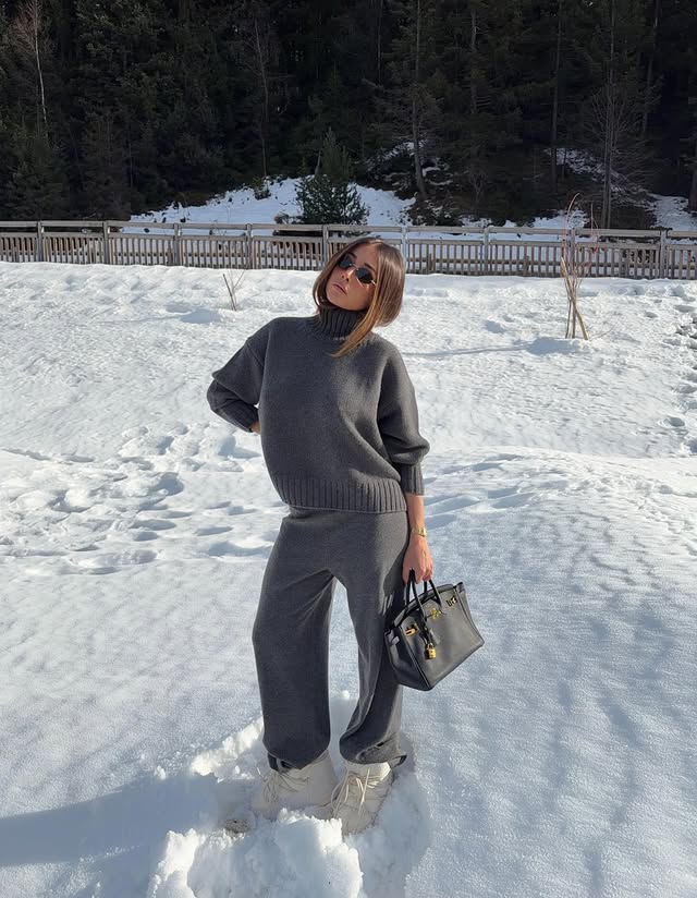 Instagram post by @isabeau.delatour for Falconeri. Caption reads: The comfiest sets by @falconeriofficial....