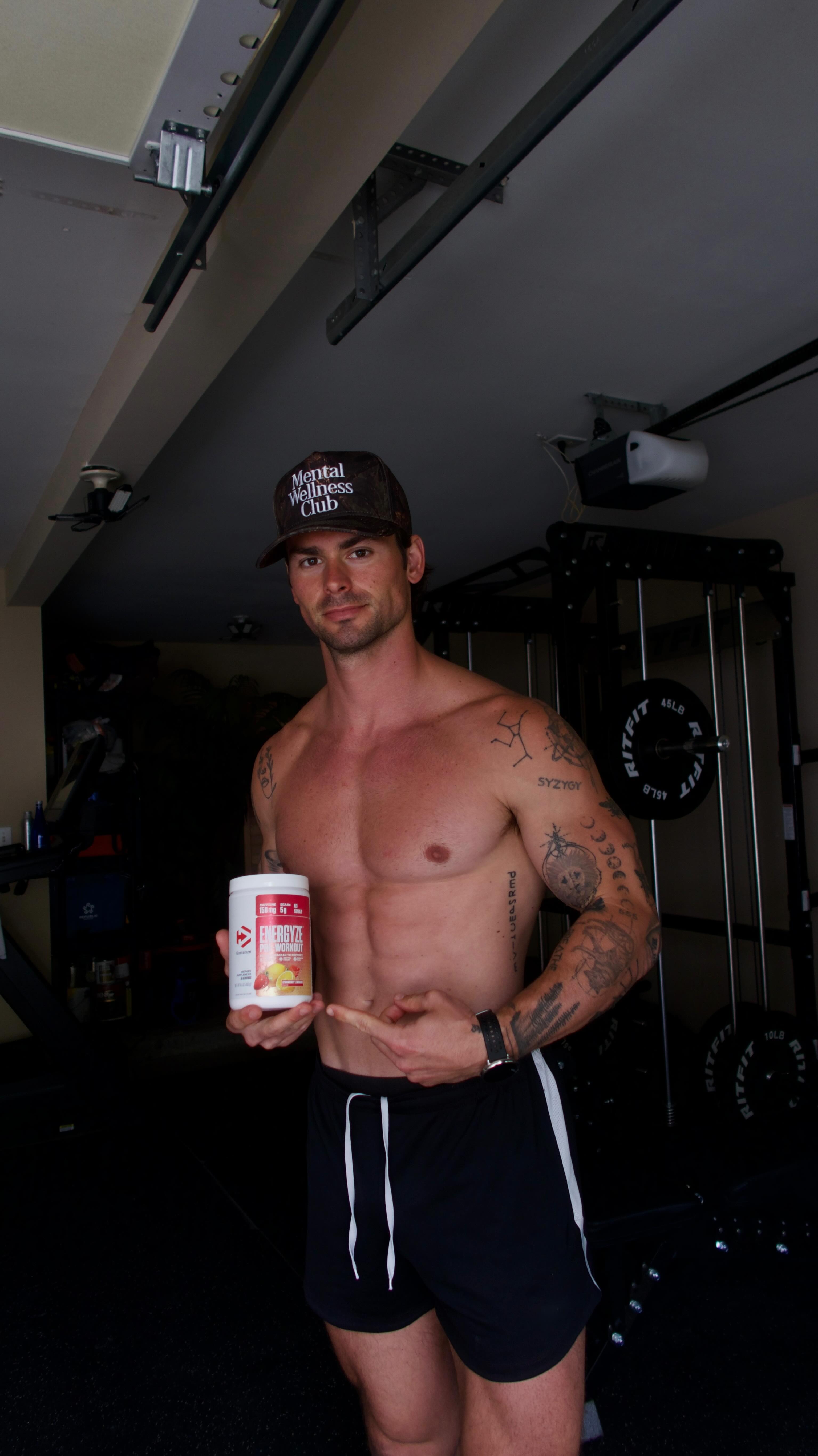 Instagram post by @gbaby00 for Dymatize. Caption reads: Energy that doesn’t quit. @dymatize 

#Ad....