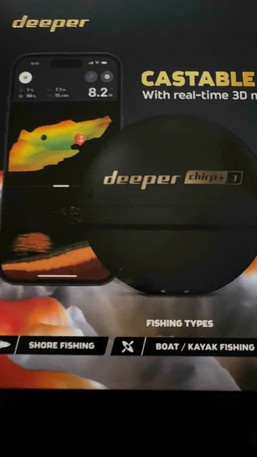 Instagram post by @rodingfrossa for Deepersonar. Caption reads: Some new stuff! New technology, new opportunities!....