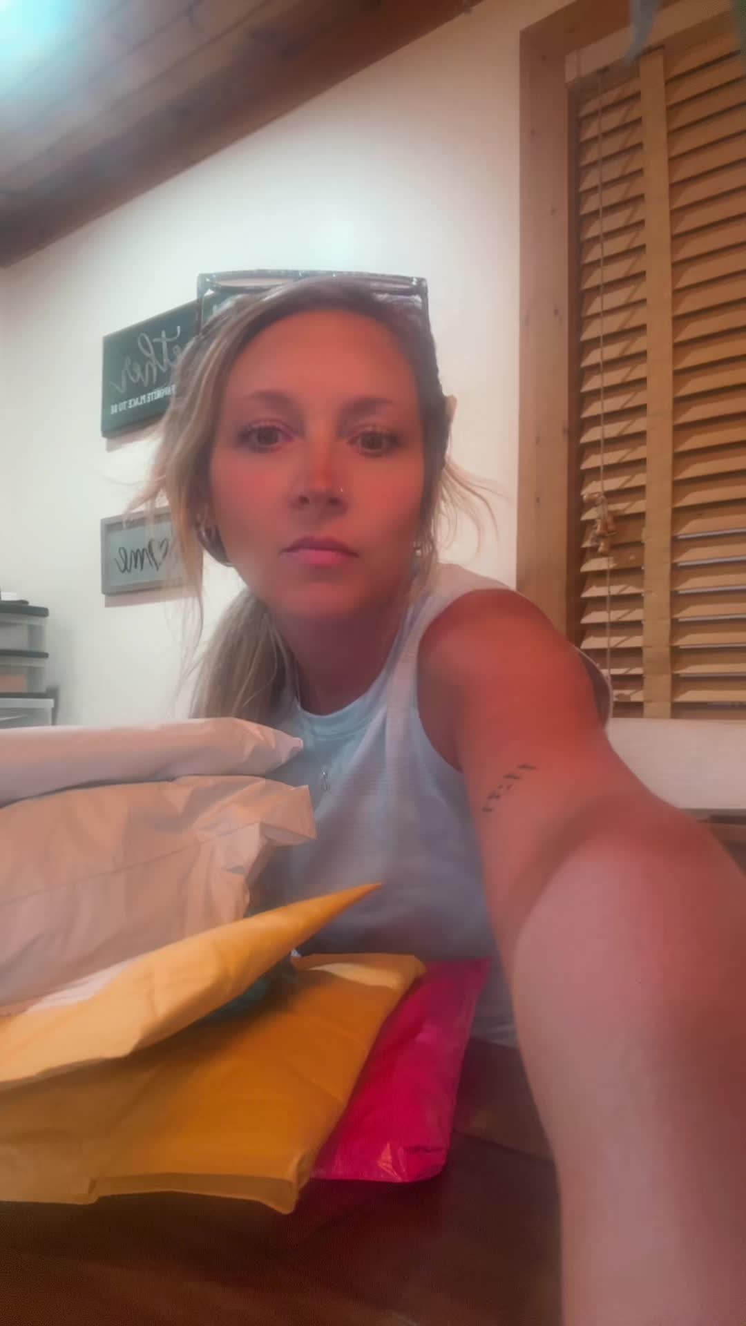 TikTok post by @momma.ashhole for Tanming Wardrobe. Caption reads: #unbox #unboxingvideo @Hey Sister and Co @YoungSee....