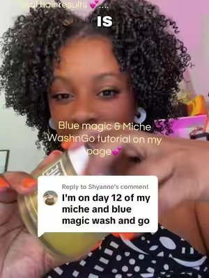 TikTok post by @yourbeautybiologist for MICHE Beauty. Caption reads: [...] to tell you💕 my WashnGo combo with @MICHE....