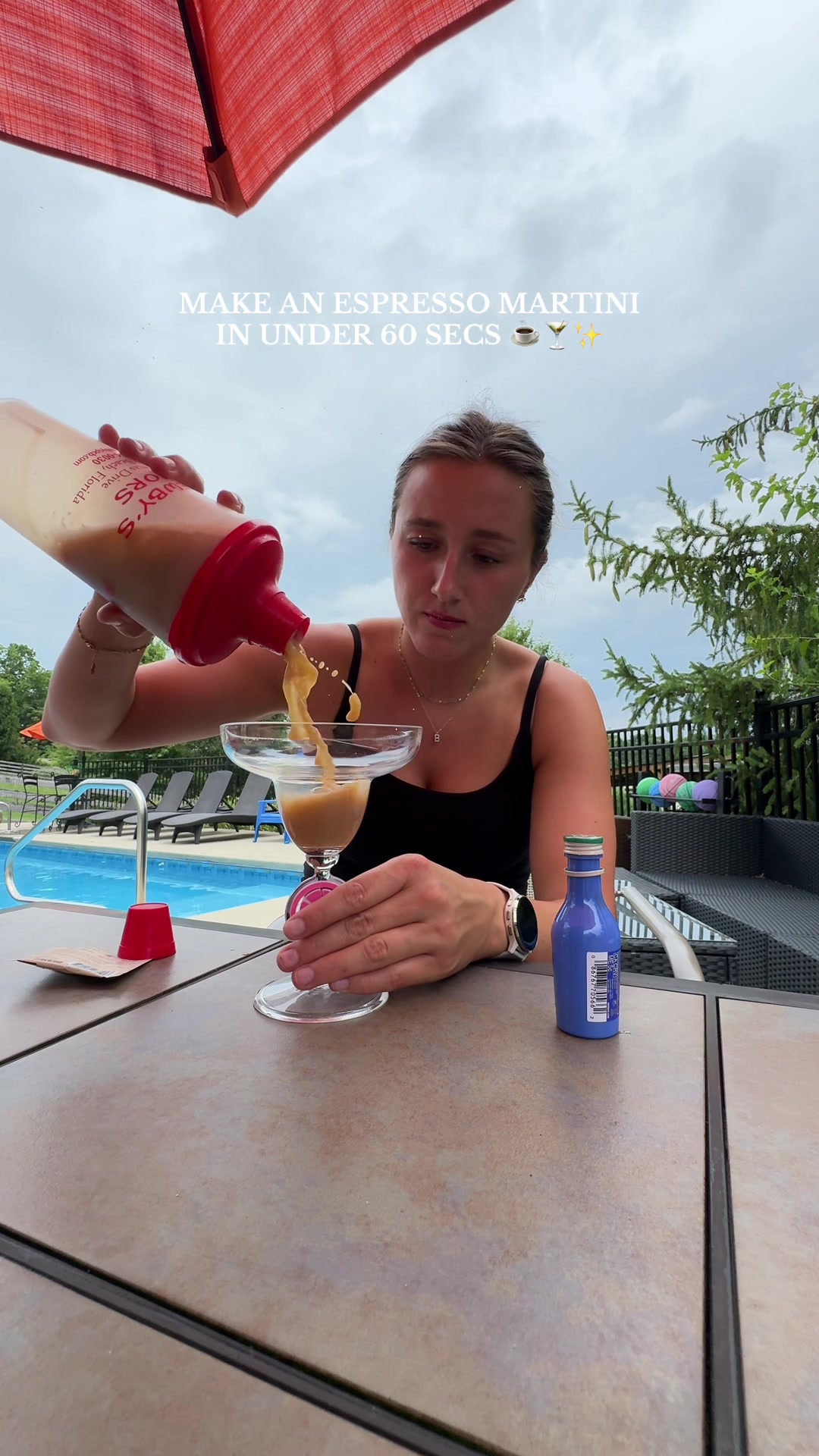 TikTok post by @runteachrepeatt for Craftmix. Caption reads: [...] mocktails that ACTUALLY taste good 🩷....