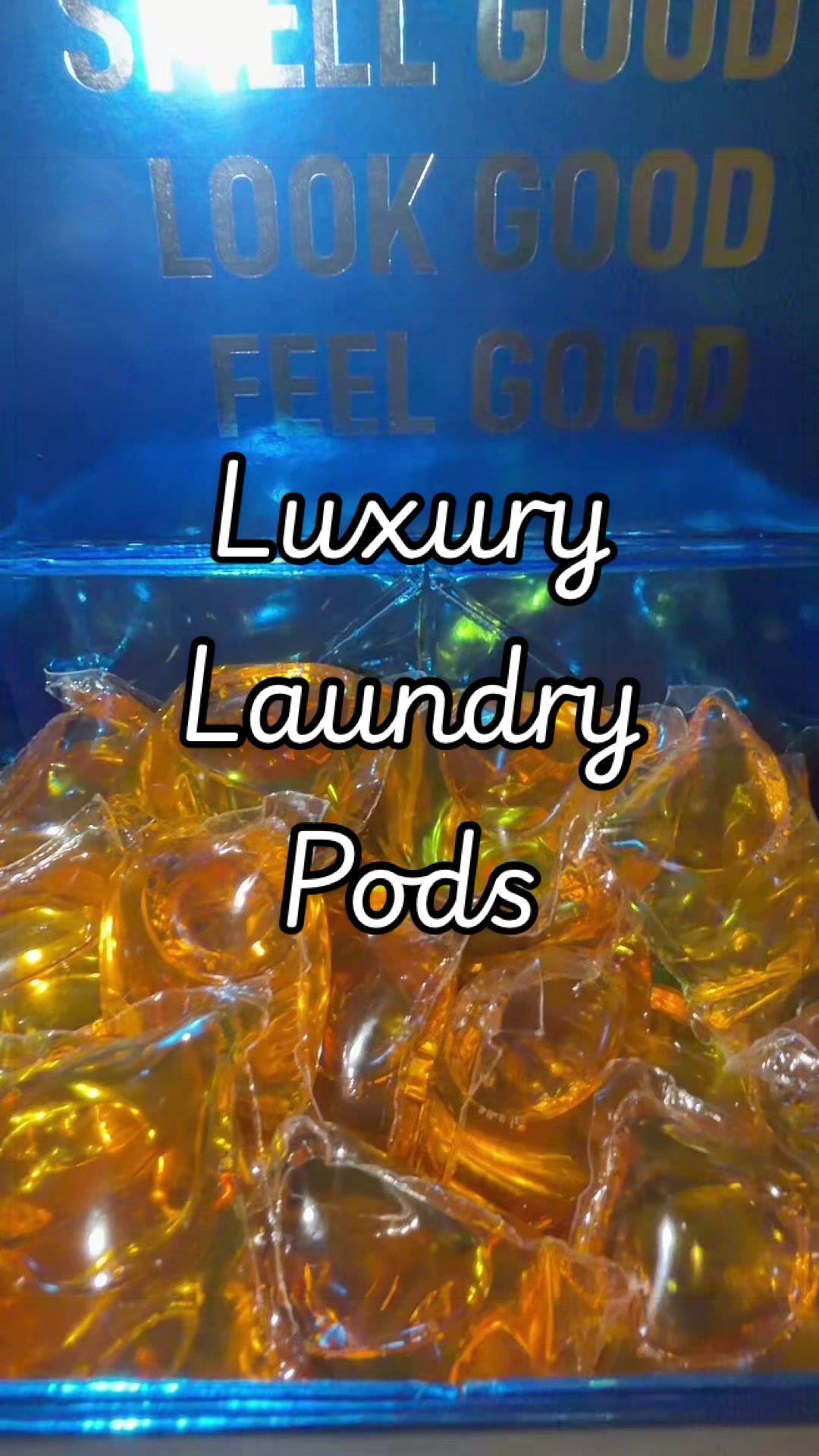 TikTok post by an influencer for Laundry Sauce. Caption reads: [...] and long-lasting scent. @Laundry Sauce....