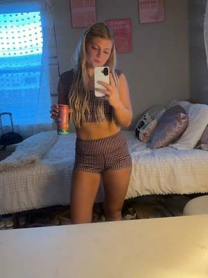 TikTok post by @makayla.bennett for Alani Nu Ambassadors. Caption reads: @Alani Nu Ambassadors @Alani Nutrition....