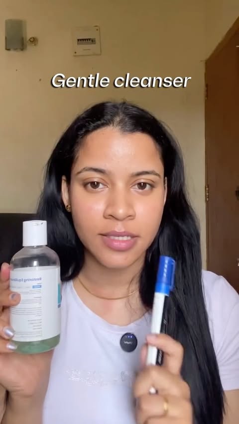 Instagram post by @itskirthiyaz for Reequil. Caption reads: This my simple skin care routine that works well....