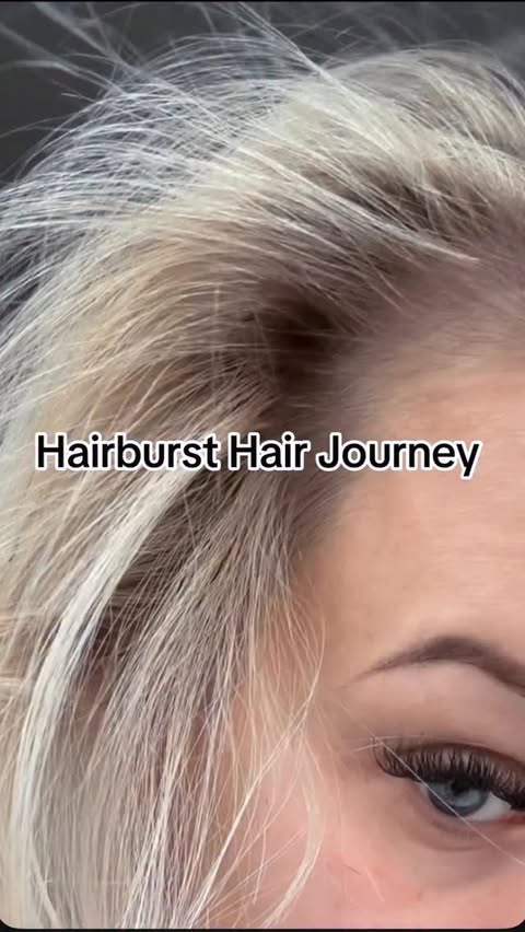 Instagram post by @alexandratinker for Hairburst. Caption reads: [...] my hair the love it deserves 🤍 Using....
