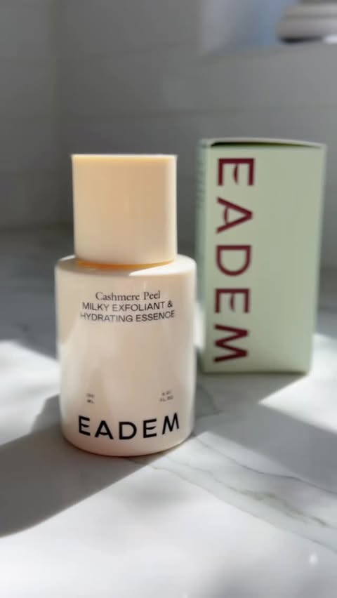 Instagram post by @ginamariskincare for EADEM. Caption reads: [...] I’ve been loving the Cashmere Peel from....