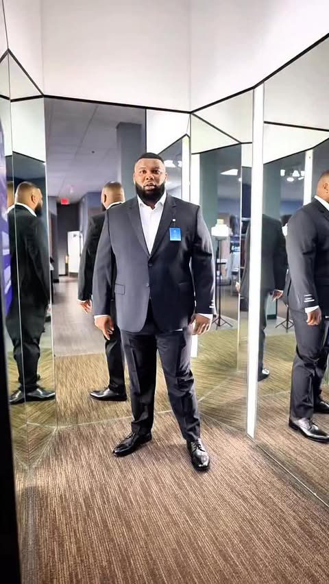 Instagram post by @iambigcamofficial for Men’s Wearhouse. Caption reads: [...] to date nights and formal moments,....