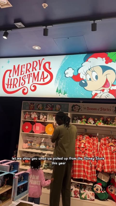Instagram post by @iammonique_x for Disney Store. Caption reads: [...] about family magic and memories with....