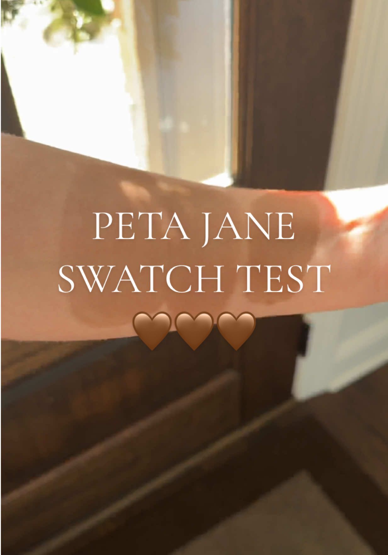 TikTok post by @missyysparks for Peta Jane Beauty. Caption reads: Wondering which shade to get of the @Peta Jane....