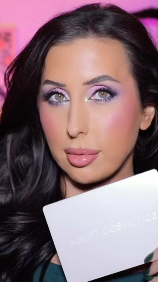 Instagram post by @heatheraustinmakeup for Adept Cosmetics. Caption reads: Minka @adeptcosmetics one of my favorite palettes....