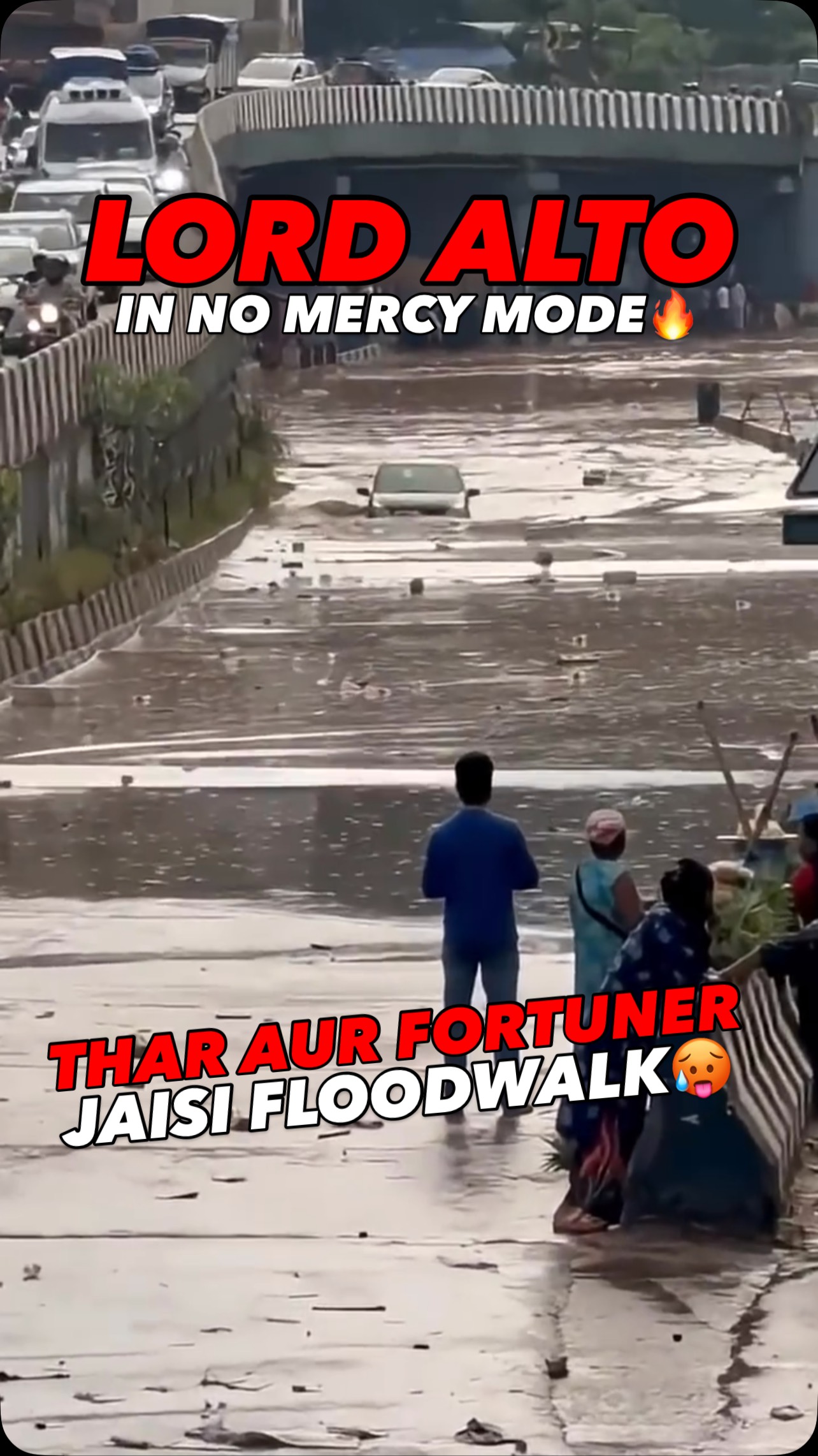 Instagram post by @autojournal_india for Maruti Suzuki. Caption reads: “जब ALTO ने की THAR और FORTUNER जैसी FLOODWALK🔥”....