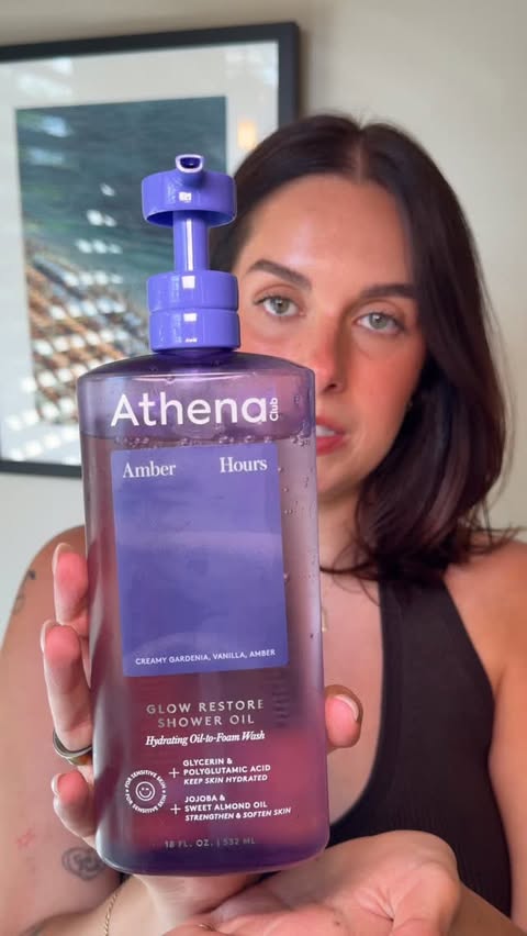 Instagram post by @therudiberry for Athena Club. Caption reads: [...] ✨ and Amber Hours lingering after >>>....