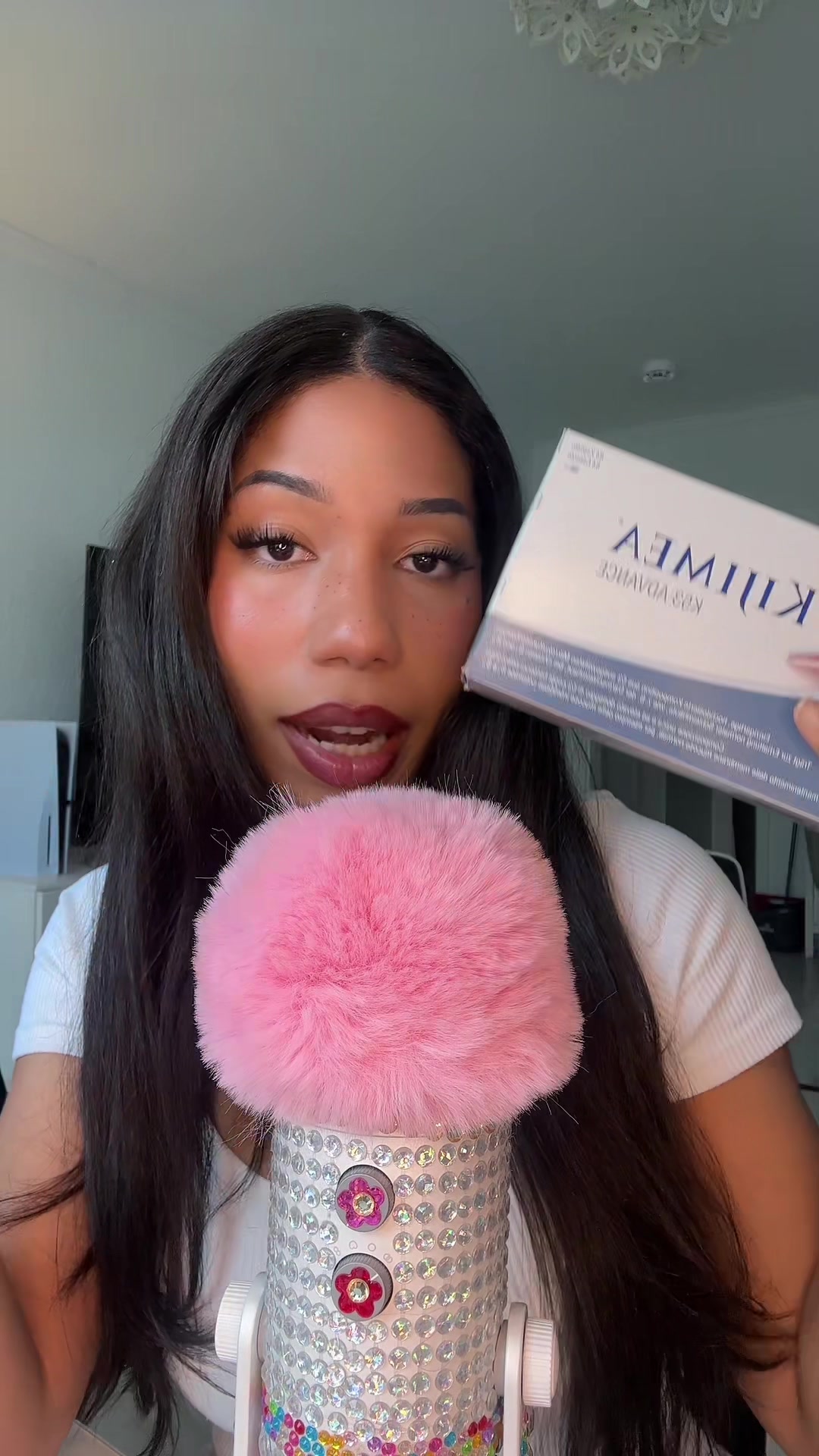 TikTok post by @asmrbynaty for Kijimea. Caption reads: Monat 2 Ehrfahrungsbericht🦋@Kijimea #asmr....
