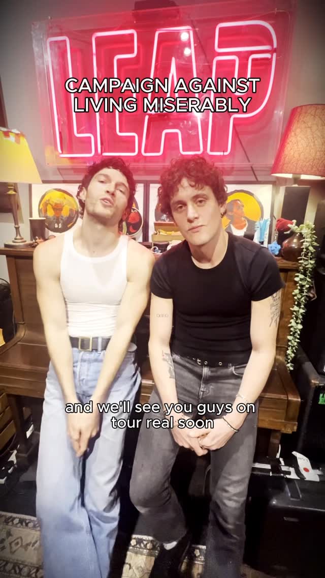 Instagram post by @leap_the_band for JustGiving. Caption reads: To celebrate our new single MESSAGES - Aug 29th -....